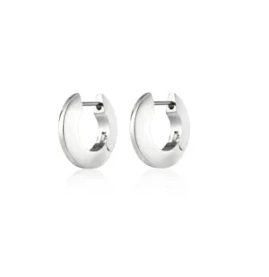 Jenny Bird - Toni Hinged Hoop Earrings Small (Silver)