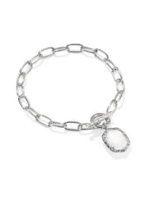 Kendra Scott Daphne Link & Chain Bracelet - Silver & Ivory MOP