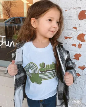 Kids Retro St Patricks Day Graphic Tee