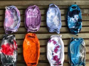 Kids Tie Dye Masks