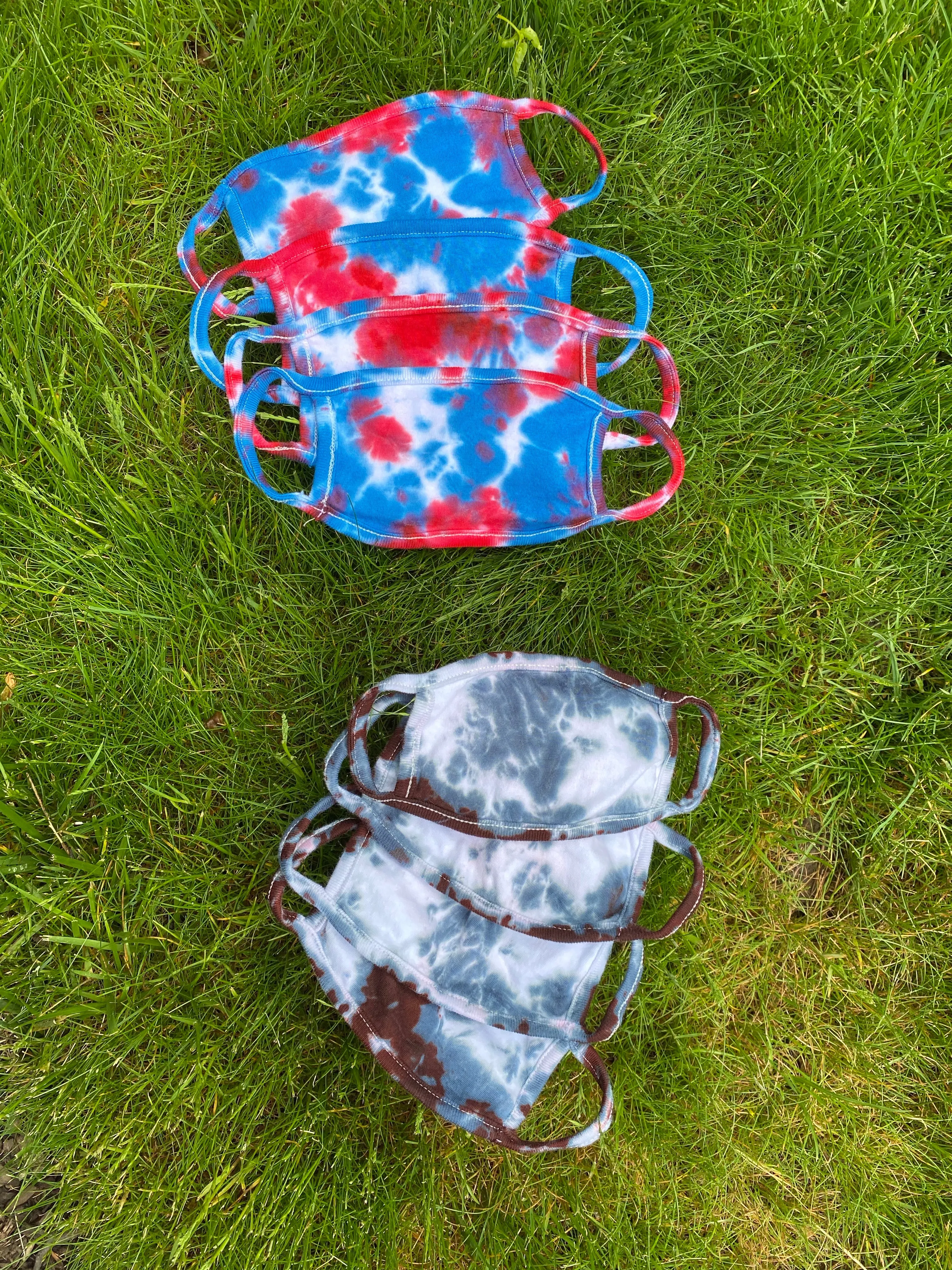 Kids Tie Dye Masks