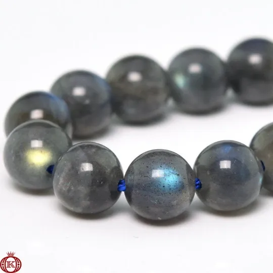 Labradorite Beads Smooth Round
