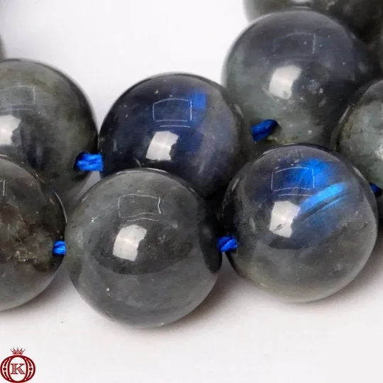 Labradorite Beads Smooth Round