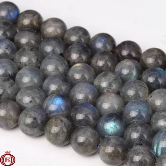 Labradorite Beads Smooth Round