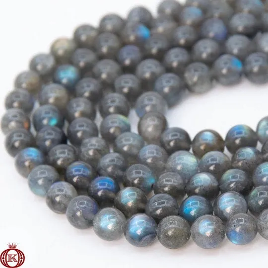 Labradorite Beads Smooth Round