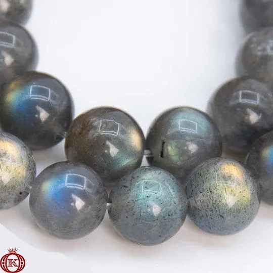 Labradorite Beads Smooth Round