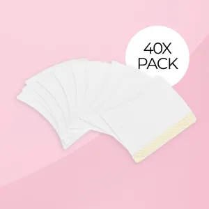 Lash Removing Under Eye Cotton Pad | Eyelash Salon Supplier (40x pack)
