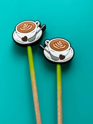 Latte Art Coffee  Knitting needle point protectors