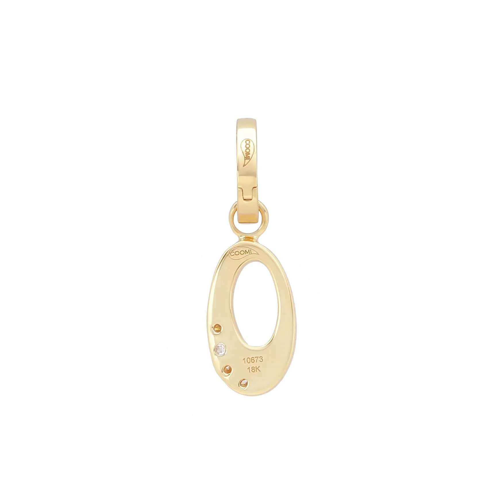 Letter O Initial Pendant