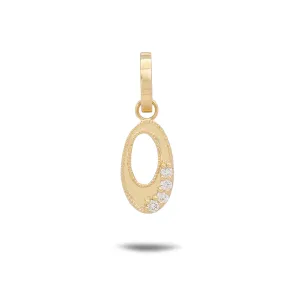 Letter O Initial Pendant