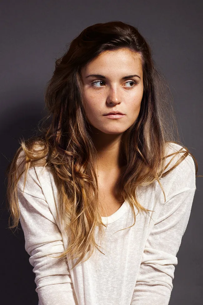 Light Golden Brown Balayage Machine Tied Wefts - Wavy Hair