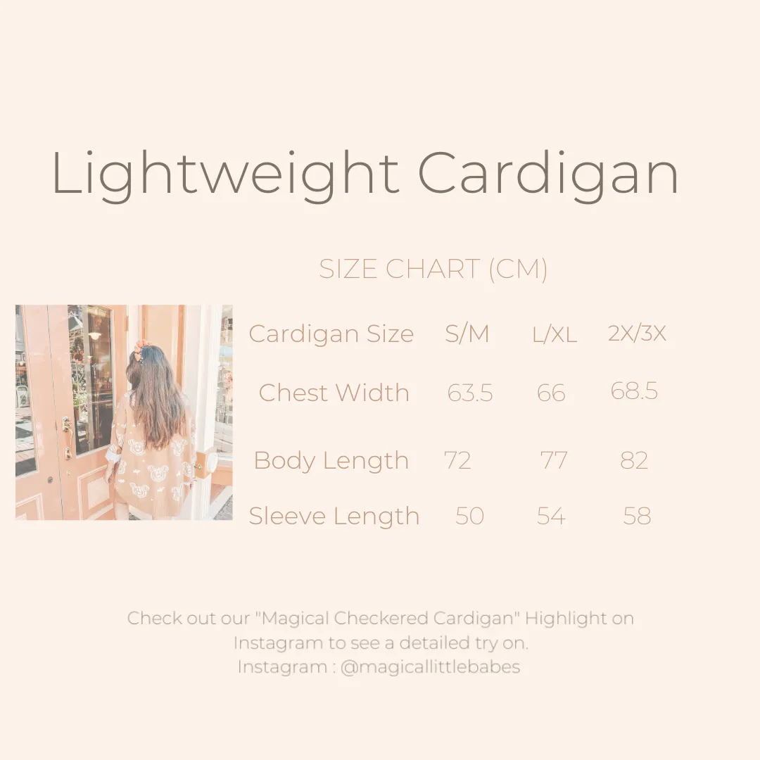 Lightweight Pumpkin Cardigan *READY TO SHIP