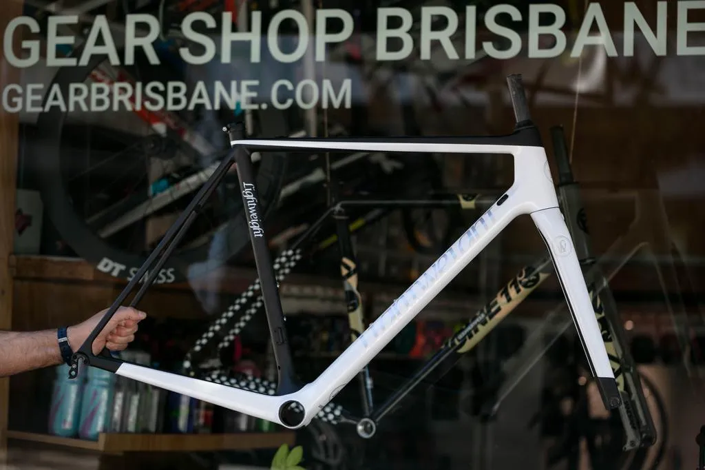 Lightweight Urgestalt Rim Brake Frameset - White - 56cm