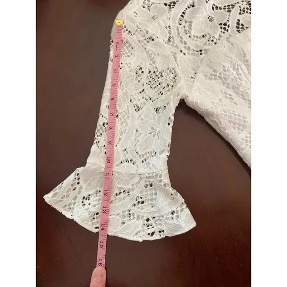 Lilly Pulitzer Allyson Lace Fit and Flare Short Dress Size 0 Bridal