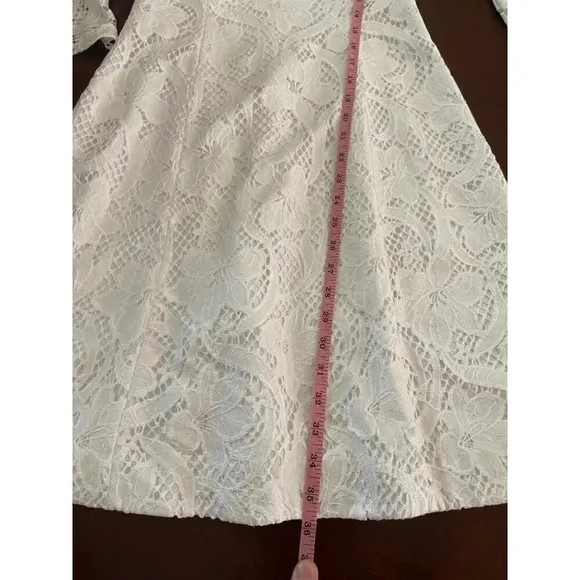 Lilly Pulitzer Allyson Lace Fit and Flare Short Dress Size 0 Bridal
