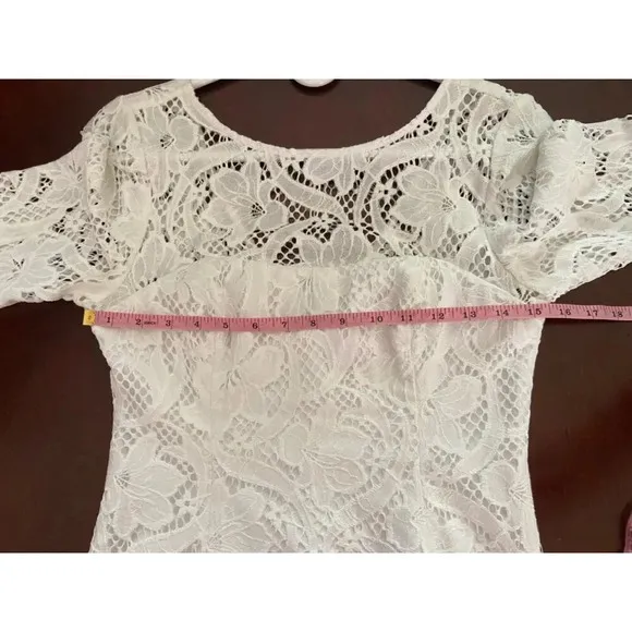 Lilly Pulitzer Allyson Lace Fit and Flare Short Dress Size 0 Bridal