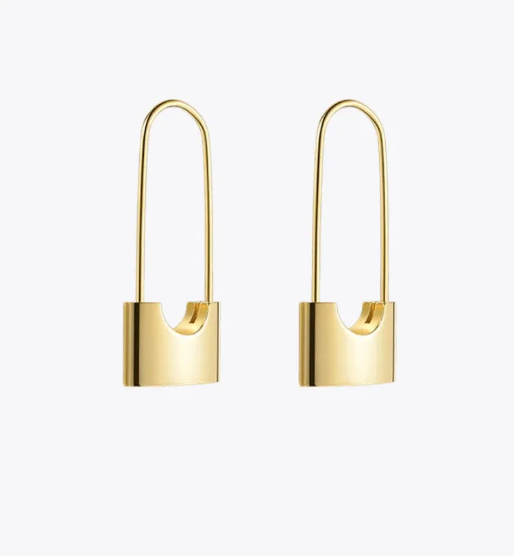 LOCKED UP HOOP EARRINGS