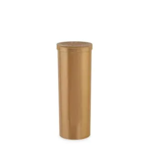 Loud Lock 60 Dram Pop Top Vial - 1/2 Oz  - Gold- (75 Count)