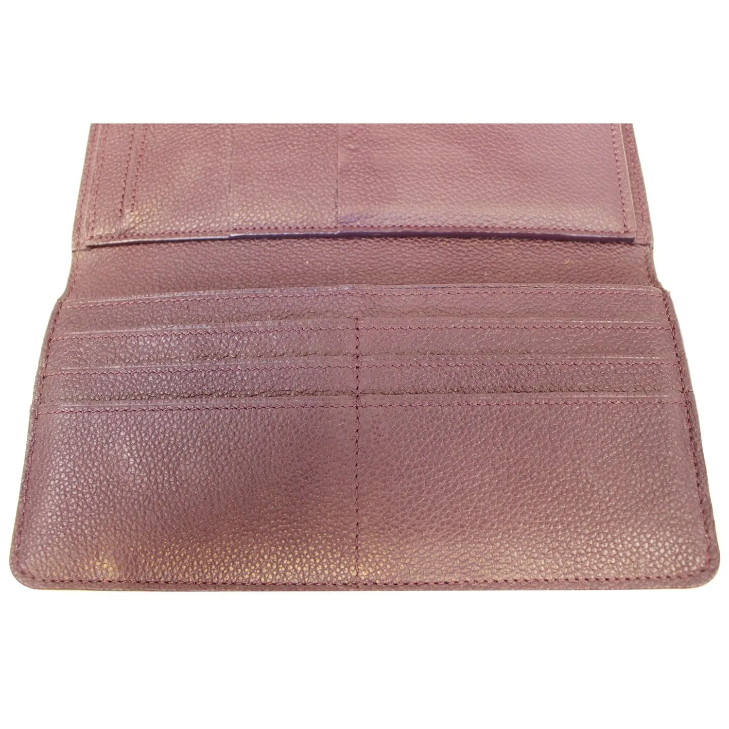 Louis Vuitton Empreinte Leather Trifold Wallet Purple