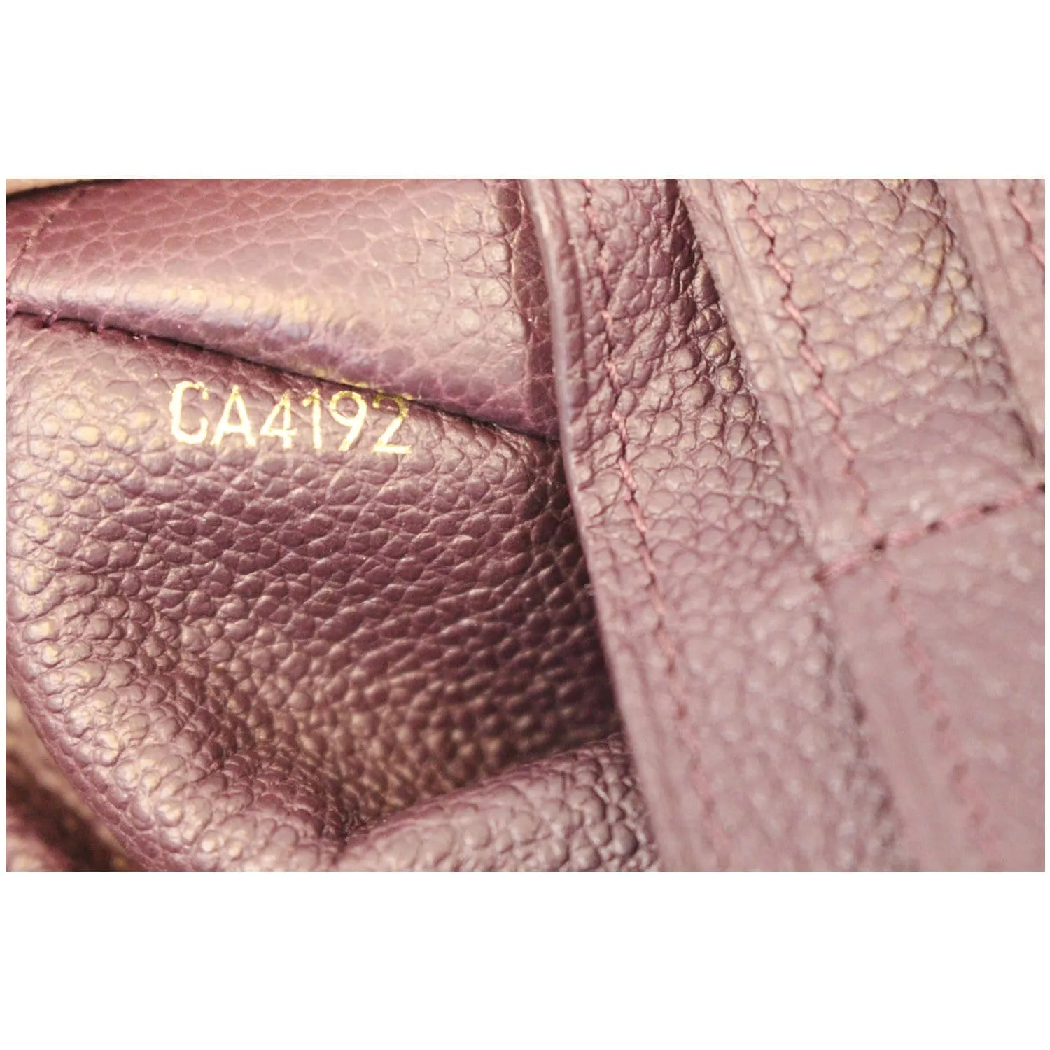 Louis Vuitton Empreinte Leather Trifold Wallet Purple