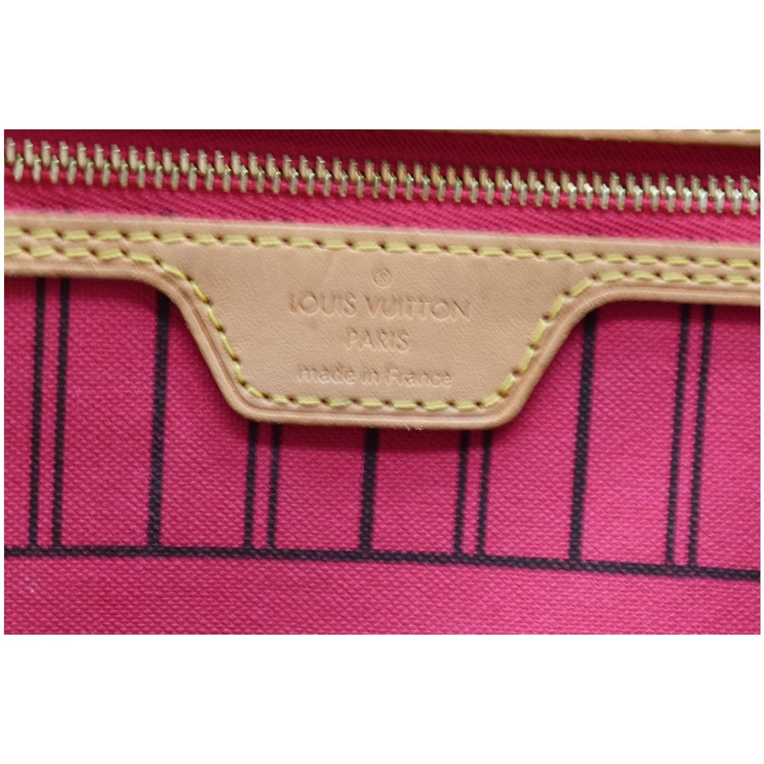 LOUIS VUITTON Love Lock Neverfull MM Monogram Canvas Tote Bag Brown - 10% OFF