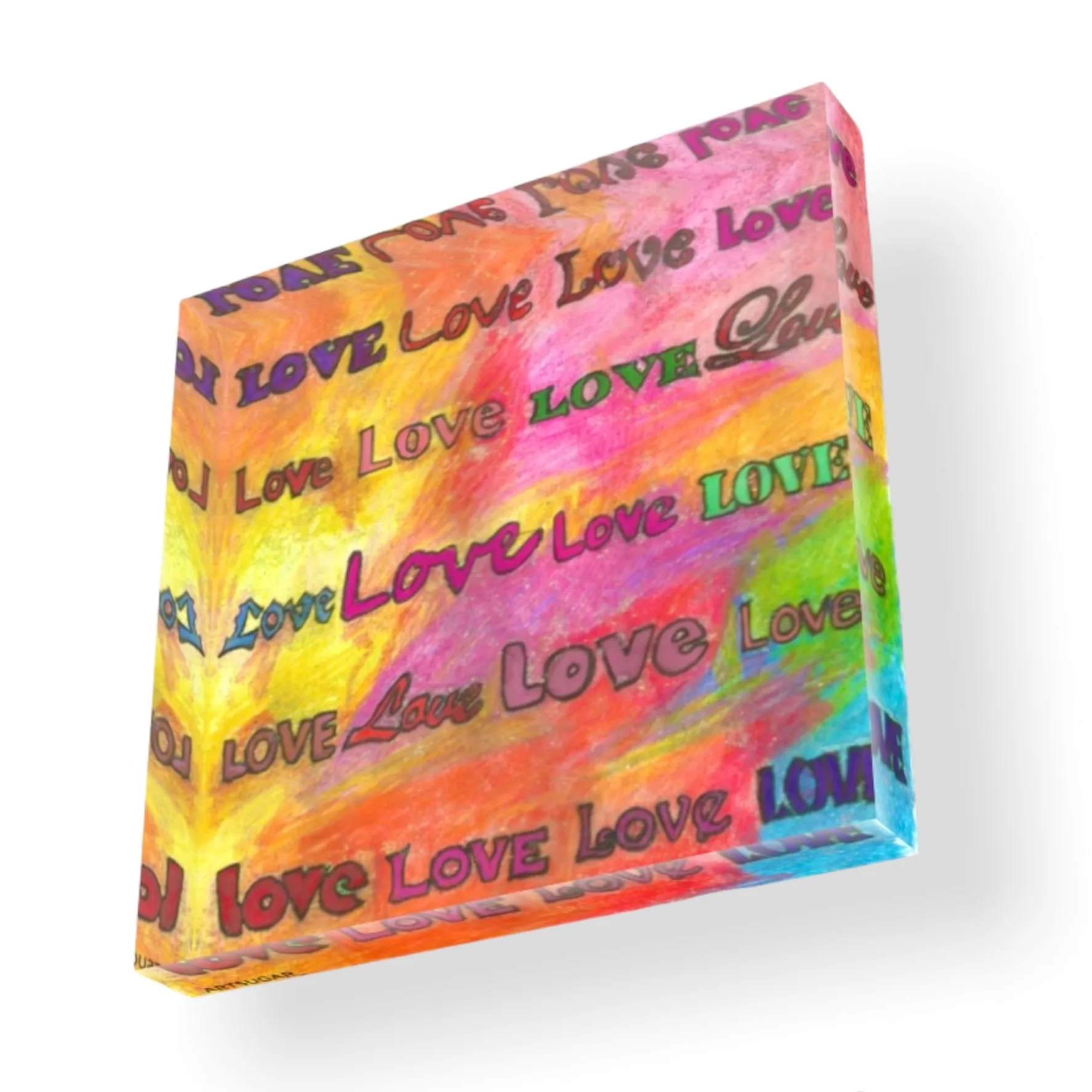Love Blocks Acrylic Block/Bookend