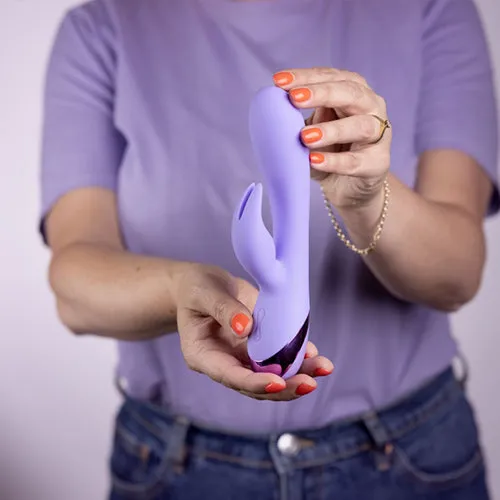 Loveline Smooth Vibromasseur Lapin Digital Lavender 20 Cm