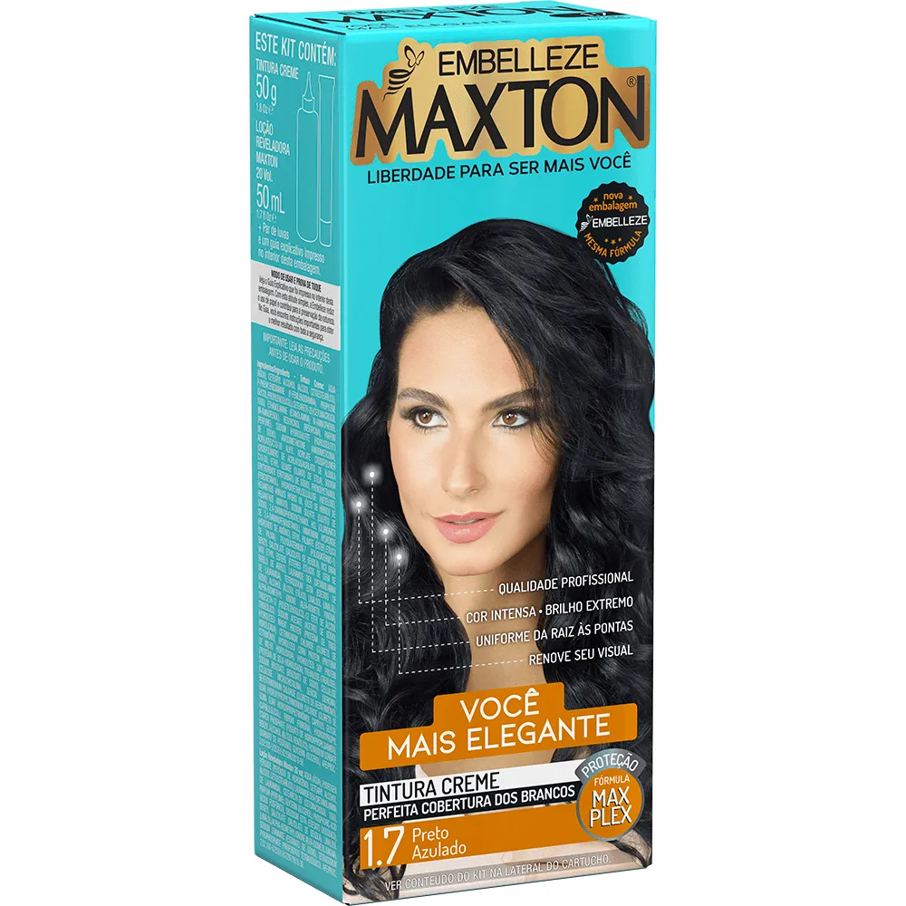 Maxton Hair Dye You More Elegant Bluish Black Kit