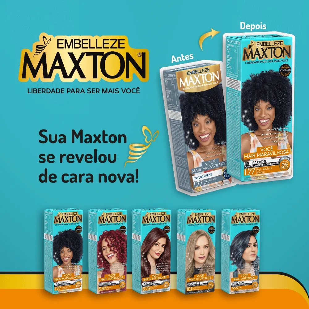 Maxton Hair Dye You More Elegant Bluish Black Kit