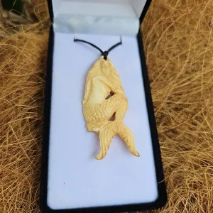 Mermaid Bone Carving