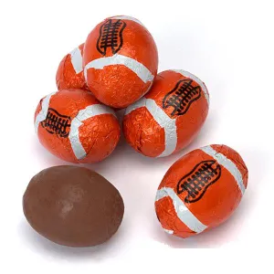 Milk Chocolate Footballs 5LB Bulk