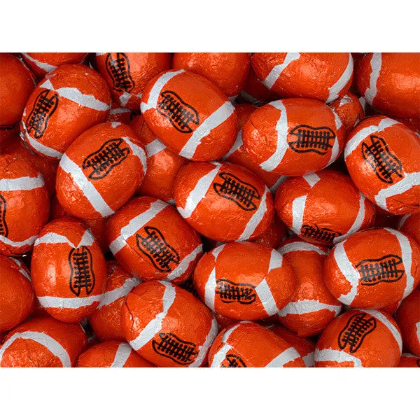 Milk Chocolate Footballs 5LB Bulk