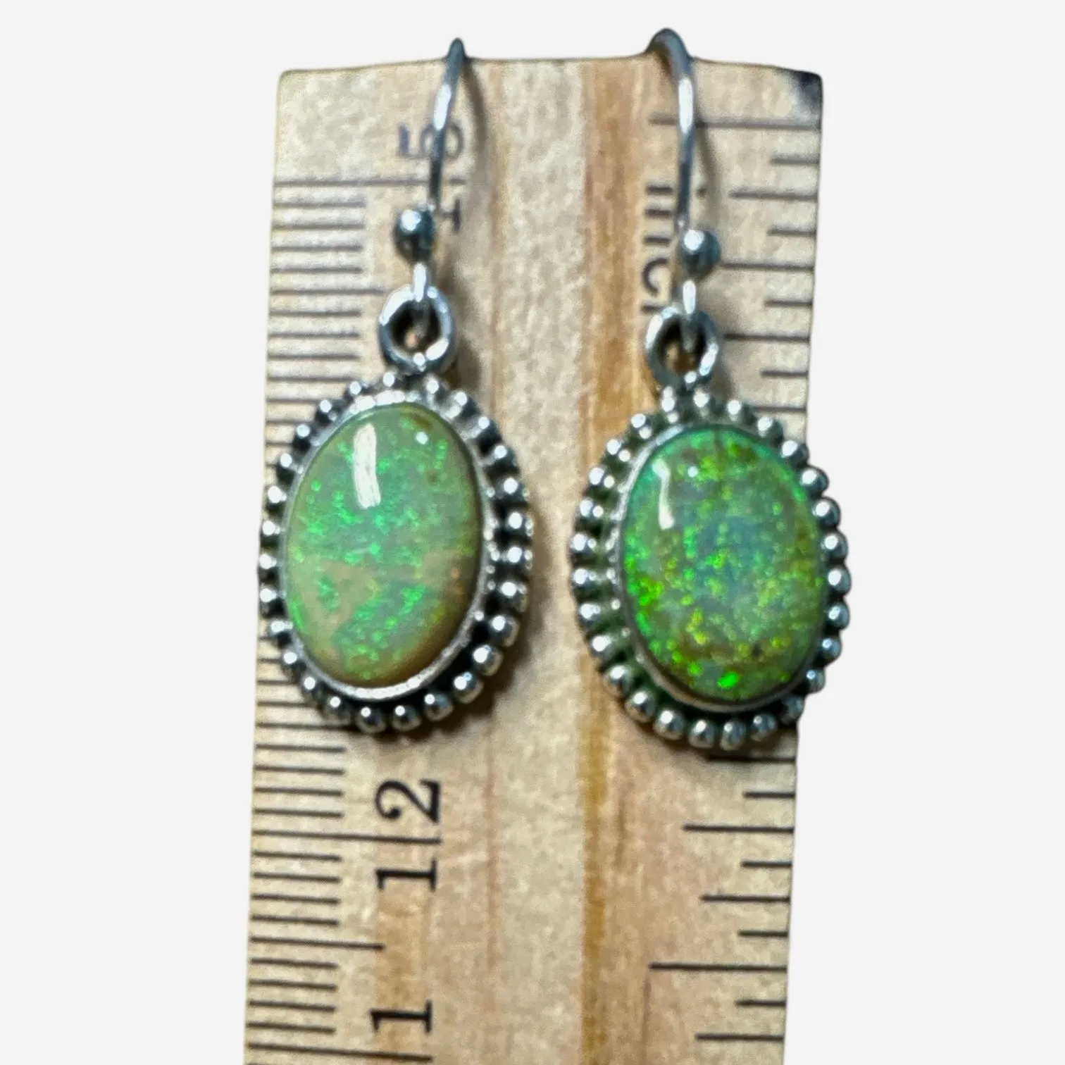 Monarch Opal Solid 925 Sterling Silver Earrings