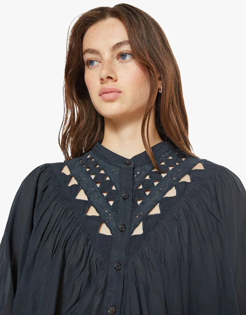 Mother The V-Yoke Shirt in Trifecta