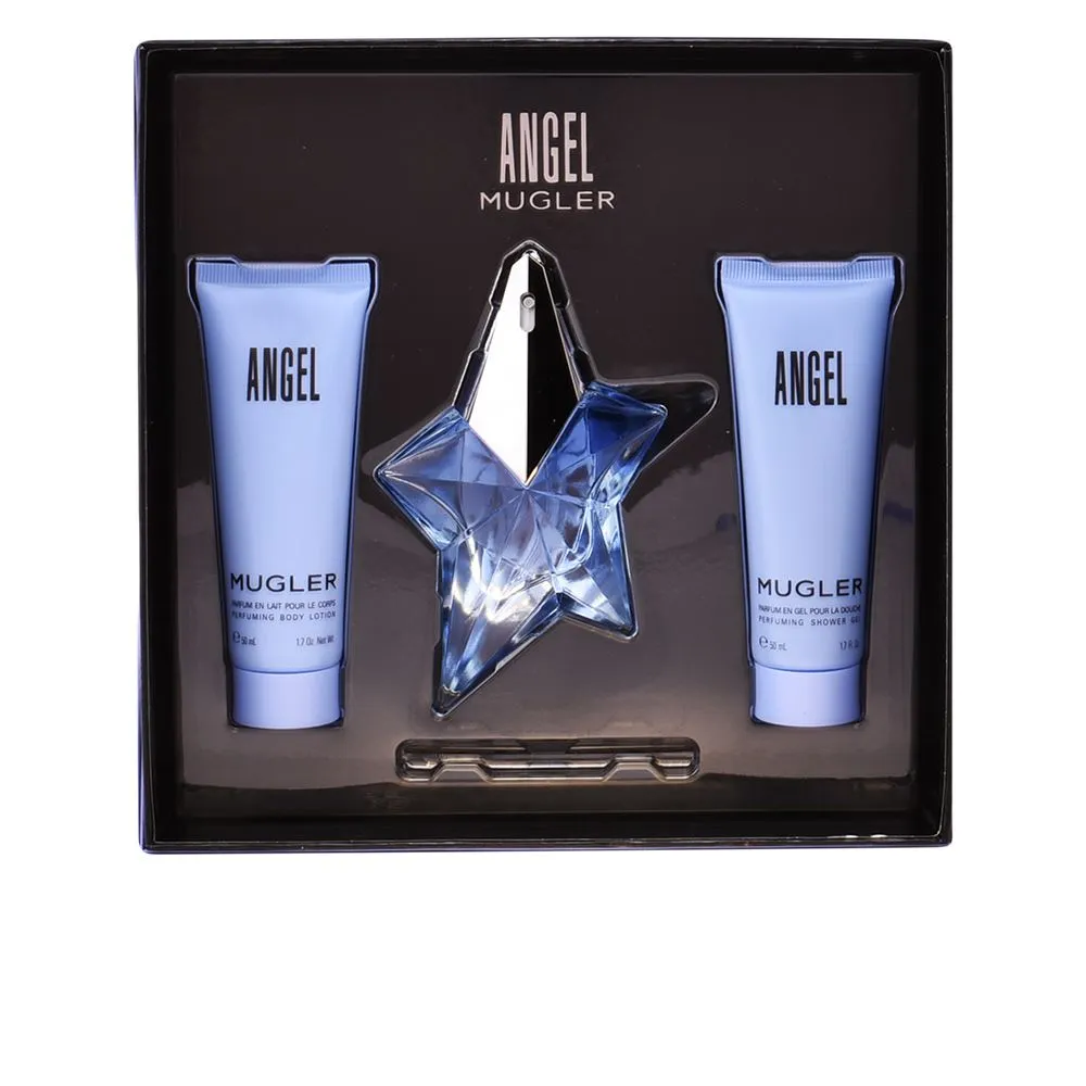 MUGLER ANGEL FOR WOMEN EDP 25ML 50ML BODY LOTION 50ML SHOWER GEL SET