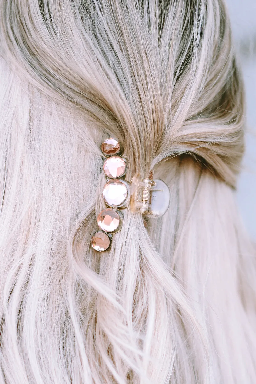Multicolor Elegant Crystal Hair Claw