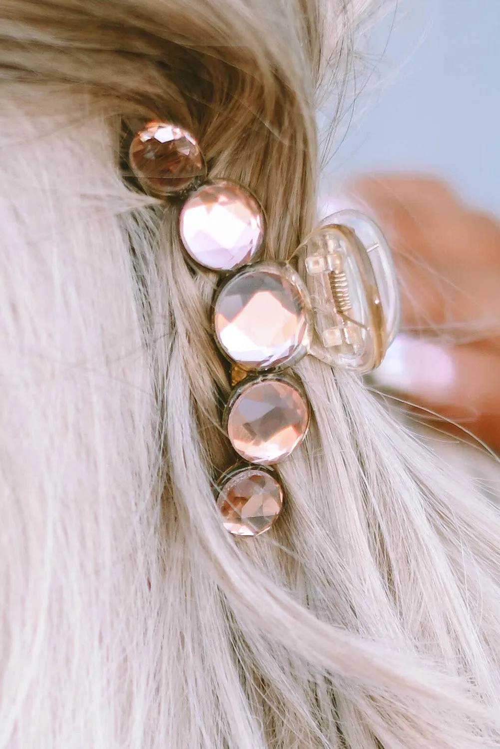 Multicolor Elegant Crystal Hair Claw