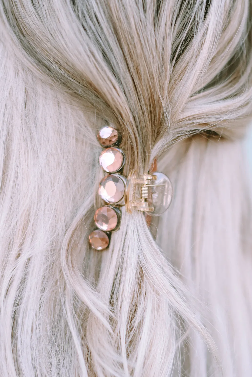 Multicolor Elegant Crystal Hair Claw