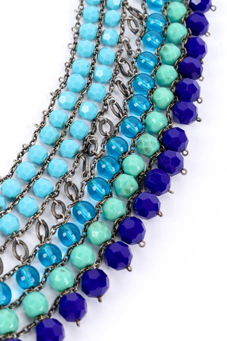 Multistrand Beaded Collar Necklace