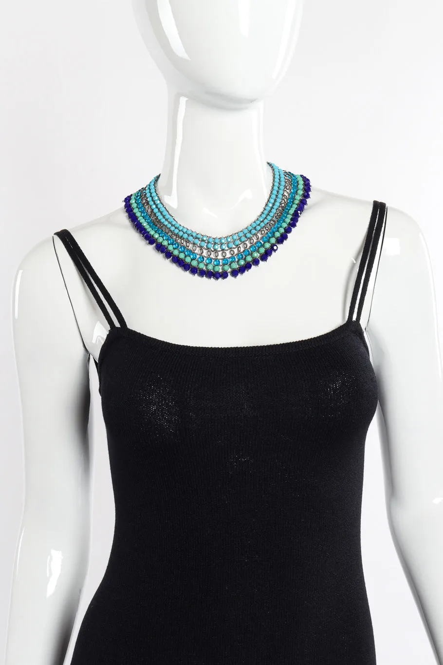 Multistrand Beaded Collar Necklace