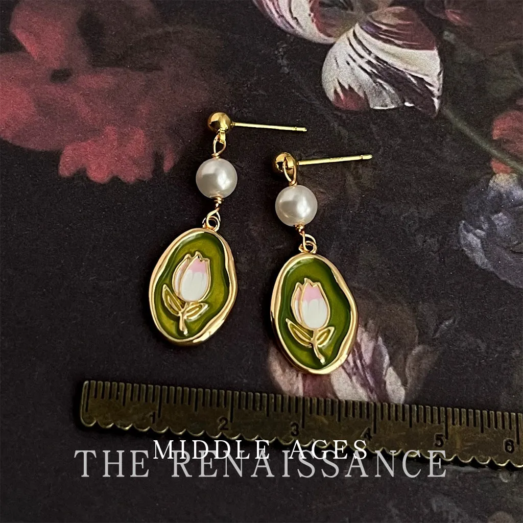 Mystery Box Of Earrings With The Oil Drop Technique
