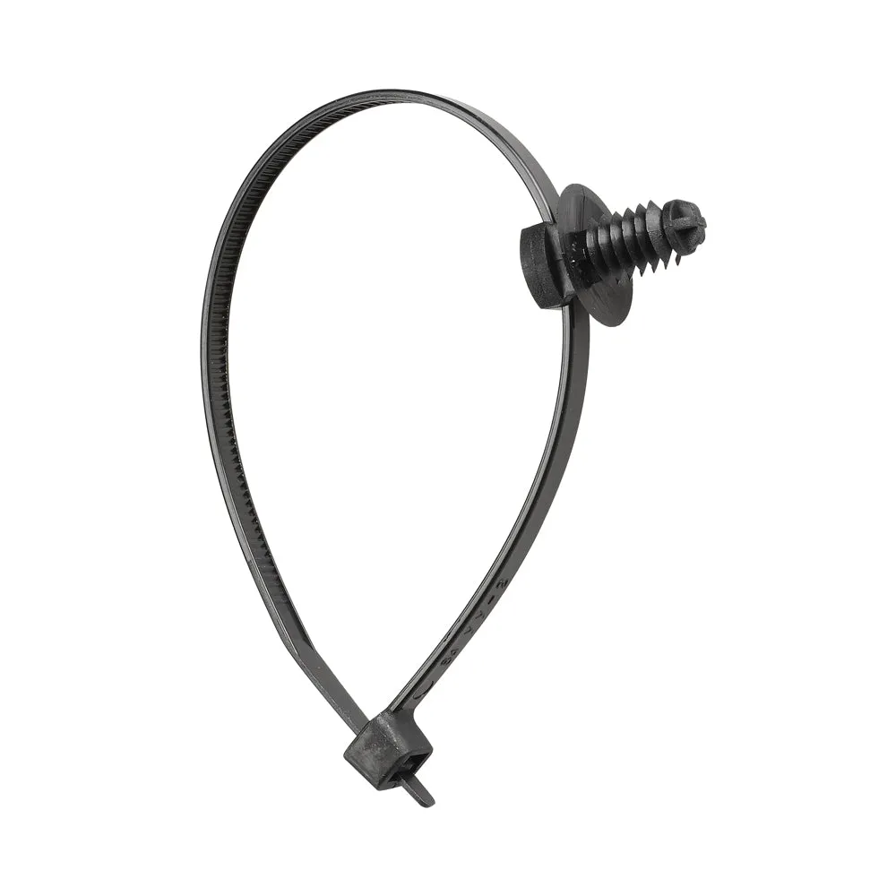 Narva Cable Ties with Fir Tree Mount 4.8mm x 300mm (Pack of 25)  - 56802