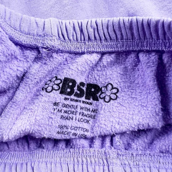 New BSR Samii Ryan purple sweatshirt 'isn't it lovely&quot; Size Medium