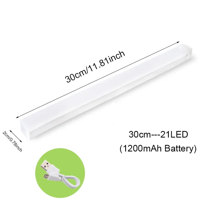 Night Light Led Light Under Cabinet Light Motion Sensor Closet Light Cabinet USB Rechargeable Kitchen Lighting Lamp