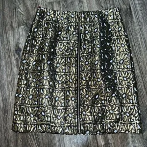 NWTs Retro daisy jacquard skirt