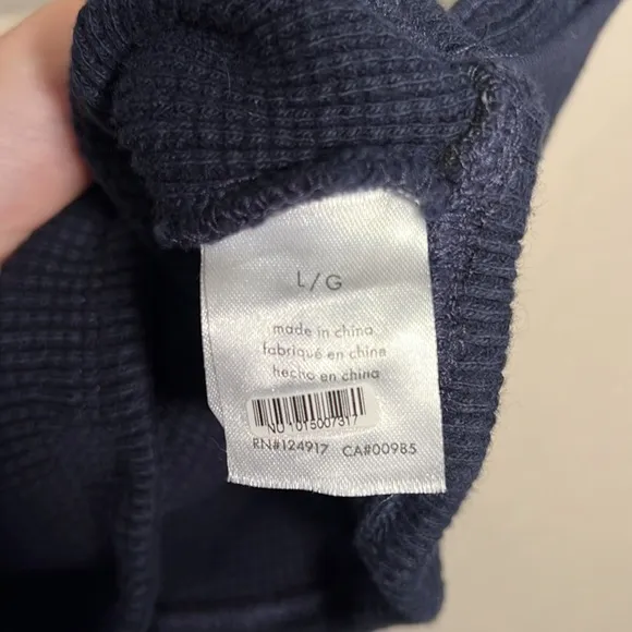 Onia By ANTHROPOLOGIE | Waffle Knit Bralette Women’s Dark Navy Blue