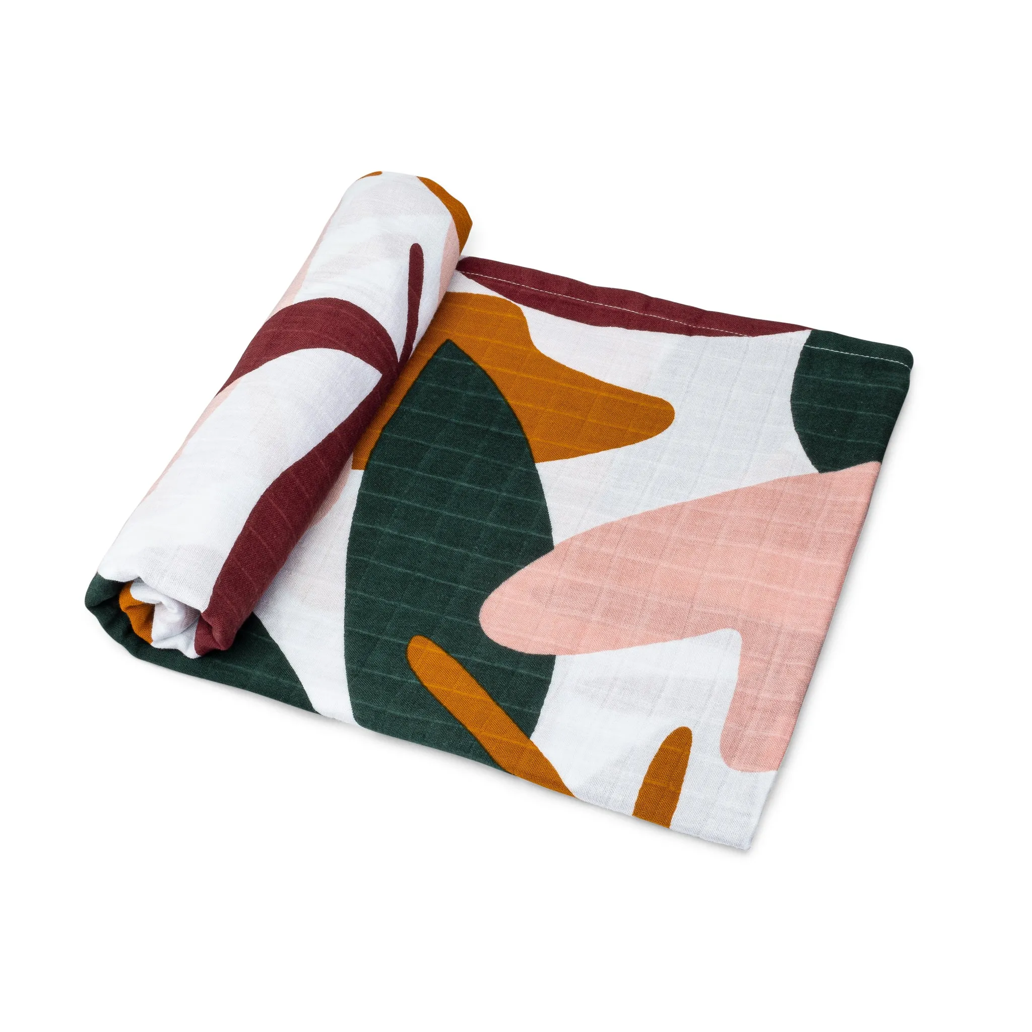 Organic Cotton Muslin Swaddle Blanket - Flora