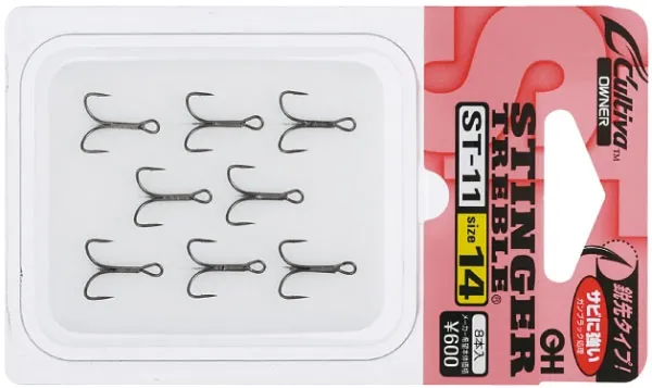 Owner St-11 Ultra Light Treble Hooks