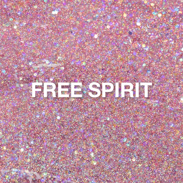 P  Free Spirit Glitter Gel Polish