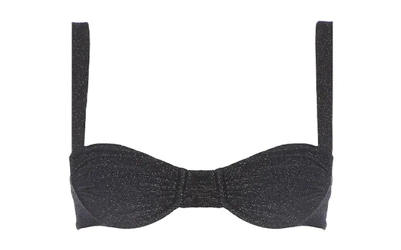 Peggy Black Shiny Bikini ::RET